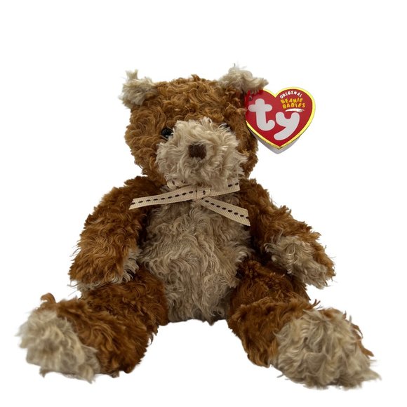 Ty Toys Ty Beanie Baby Babies Whittle The Bear Plush Stuffed Animal
